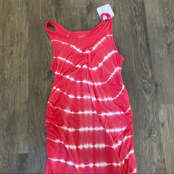 NWT Ingrid & Isabel Maternity tye dye maxi dress - Picture 3 of 5